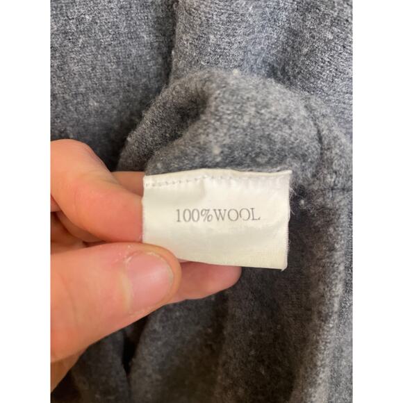 Eileen Fisher Womens Grey 100% Wool Short Sleeved Tunic Top Size XS - Picture 4 of 8